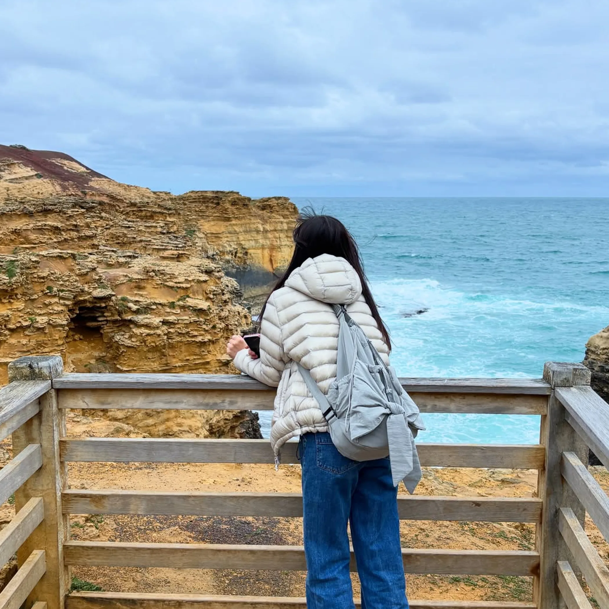 great ocean road coastal scenery winter