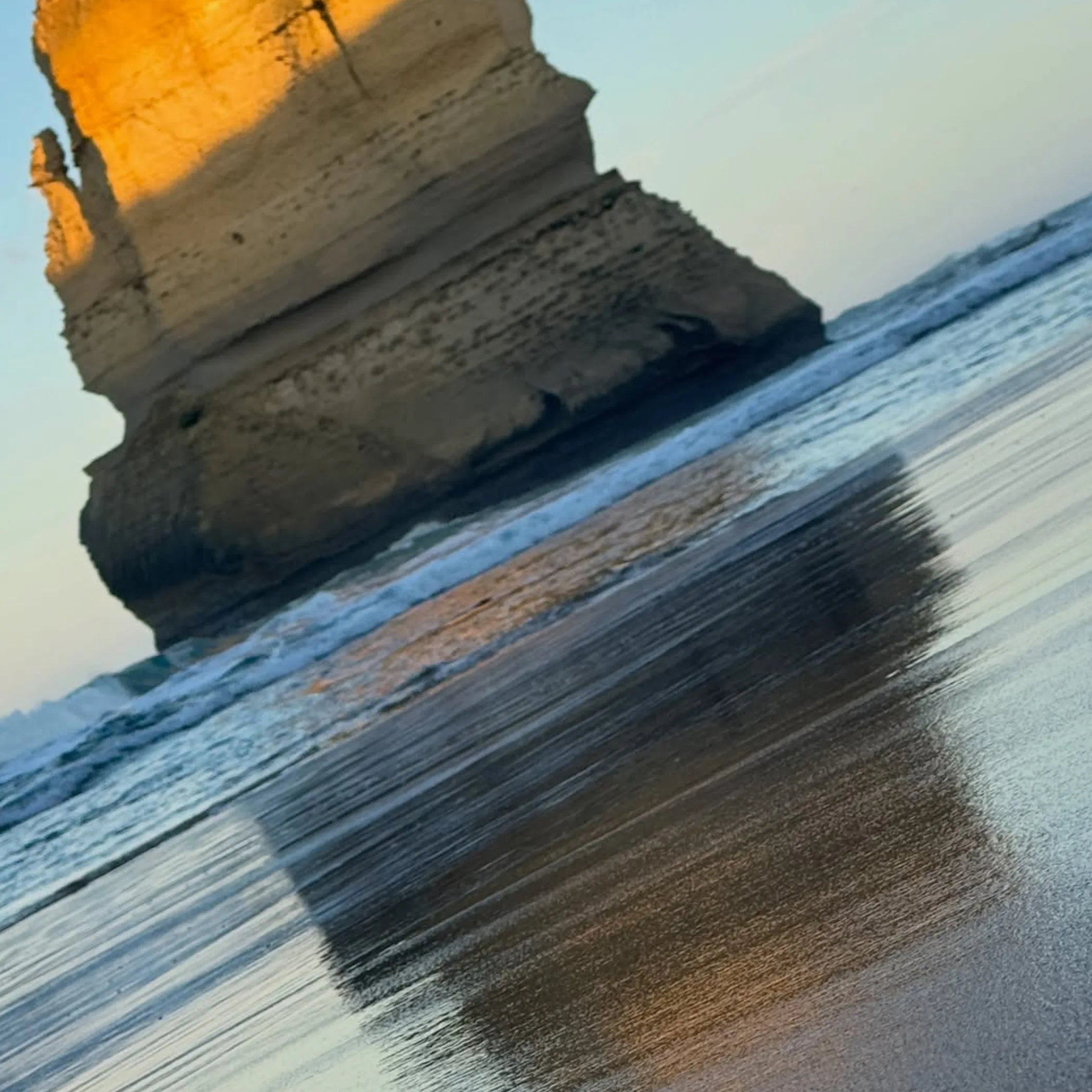 great ocean road natural landmark winter