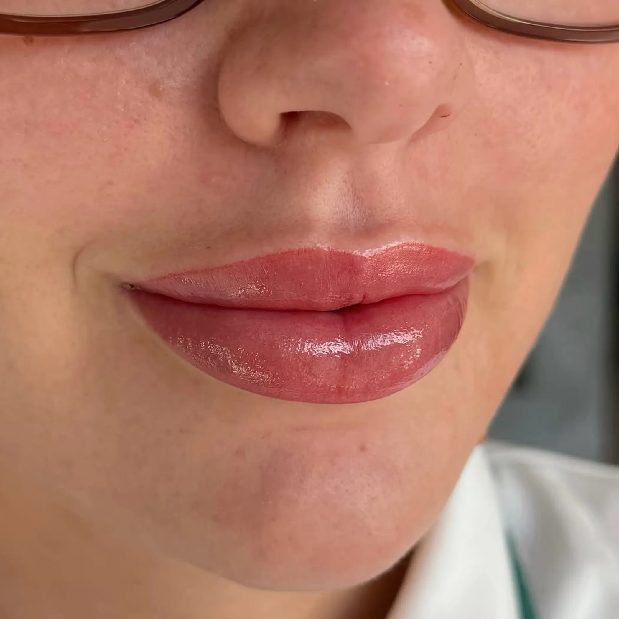 healed natural-looking lip blush