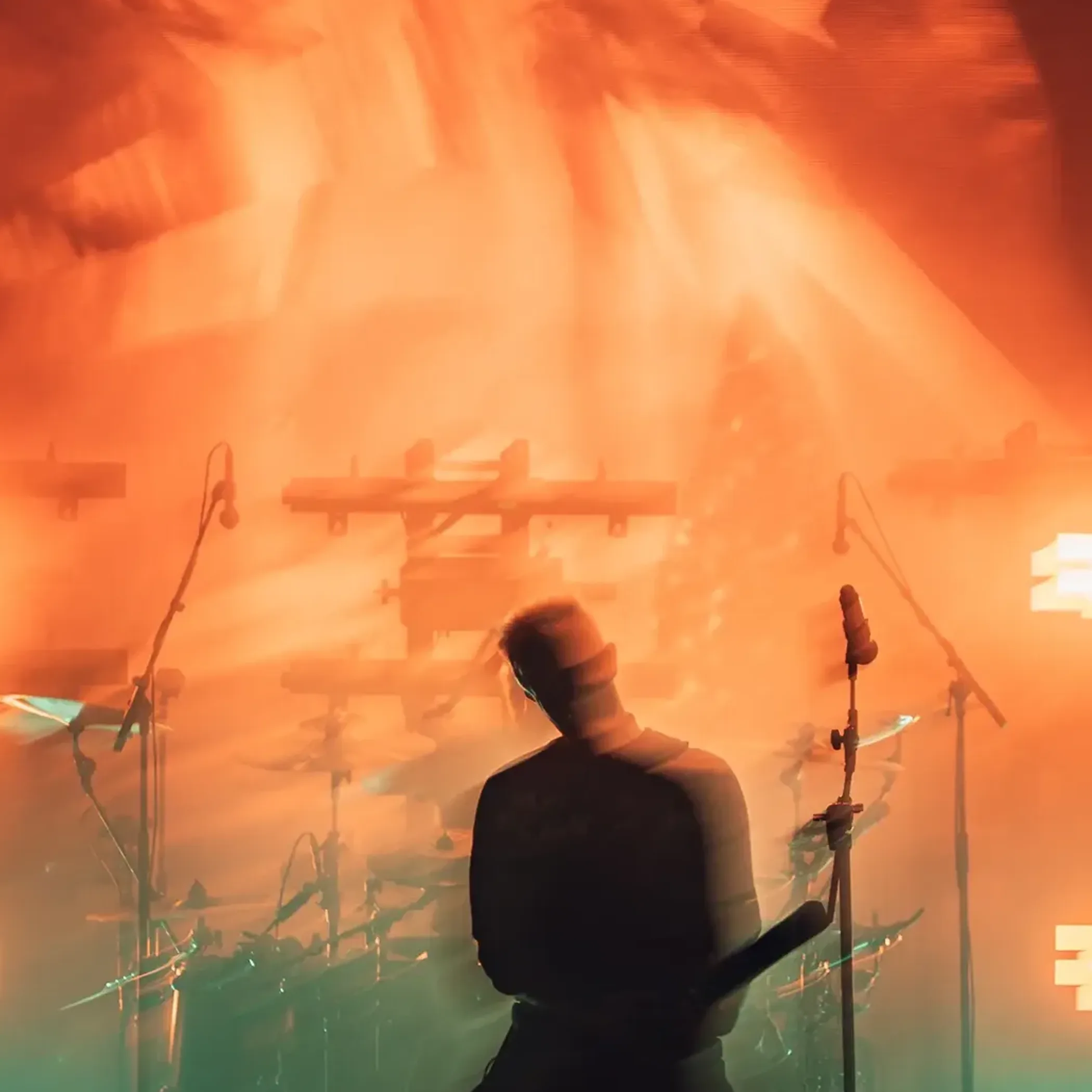 concert scene at music festival